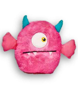 Zanies Rock Monster Plush Dog Toy - Pink